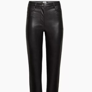 Aritzia Wilfred Melina Pants in 00 Short, Black